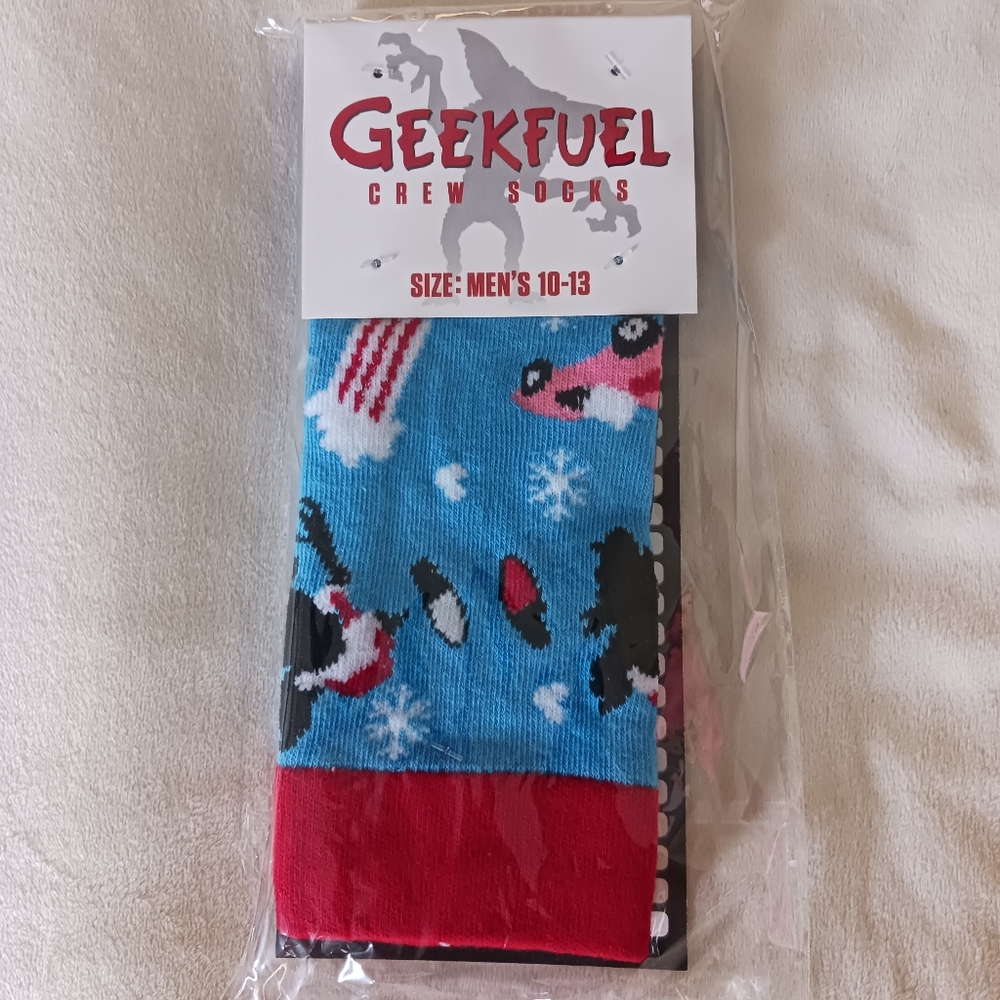 Gremlins Crew Socks Men's 10-13 | New/Sealed